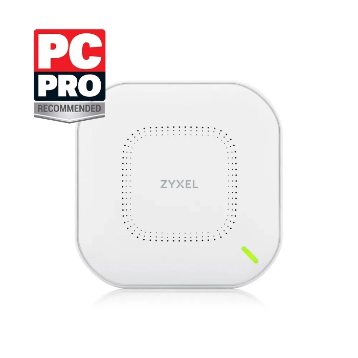 Аксес-пойнт, ZyXEL WAX630S, Single Pack 802.11ax 4x4 Smart Antenna exclude Power Adaptor, 1 year NCC Pro pack license bundled, Multigig Port, EU and UK, Unified AP, ROHS