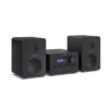 Аудио система, Sharp Audio Systems XL-B520D(BK), HI-FI MICRO SYSTEM, 40 (peak), DAB+/DAB and FM radio with RDS, Bluetooth v5.0, CD player, USB MP3 playback, 3.5mm Headphone jack / line-out, wooden speaker, Black