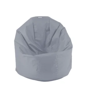 Пуф, за деца, 210л., Relaxo - Panama Grey, Водоустойчив, Перящ се калъф, Пълнеж от Полистиролни перли