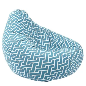 Пуф круша 320л., Nirvana Grande, Zippity Turquoise, Перящ се калъф, Пълнеж от Полистиролни перли, Гама Premium