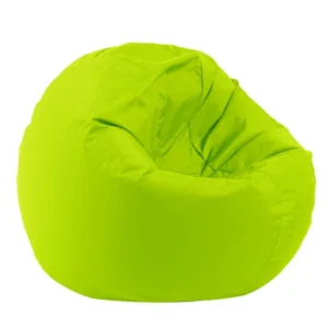 Пуф, за деца, 210л., Relaxo - Teteron Green Neon, За открито, Перящ се калъф, Пълнеж от Полистиролни перли